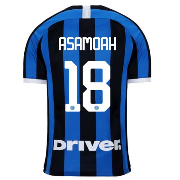 Maillot Football Inter Milan NO.18 Asamoah Domicile 2019-20 Bleu